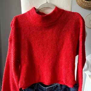 Cozy Red Women's Sweater